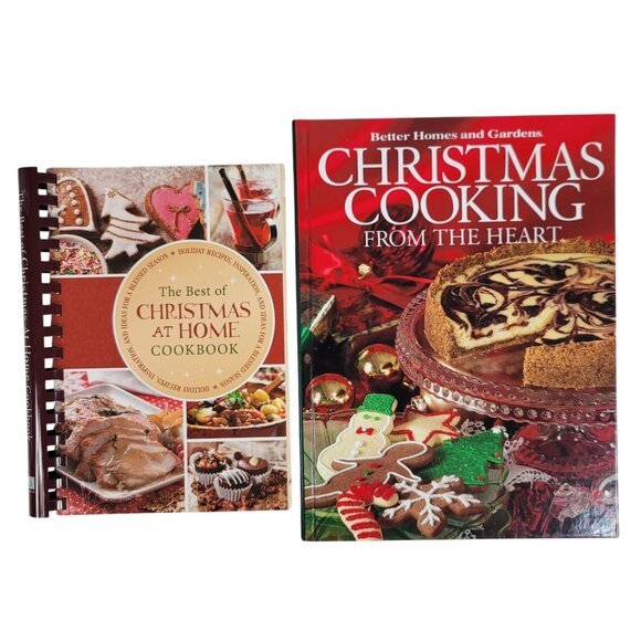Better Homes Christmas Cooking from the Heart 2004 Best of Christmas Lot of 2 - Picture 1 of 10